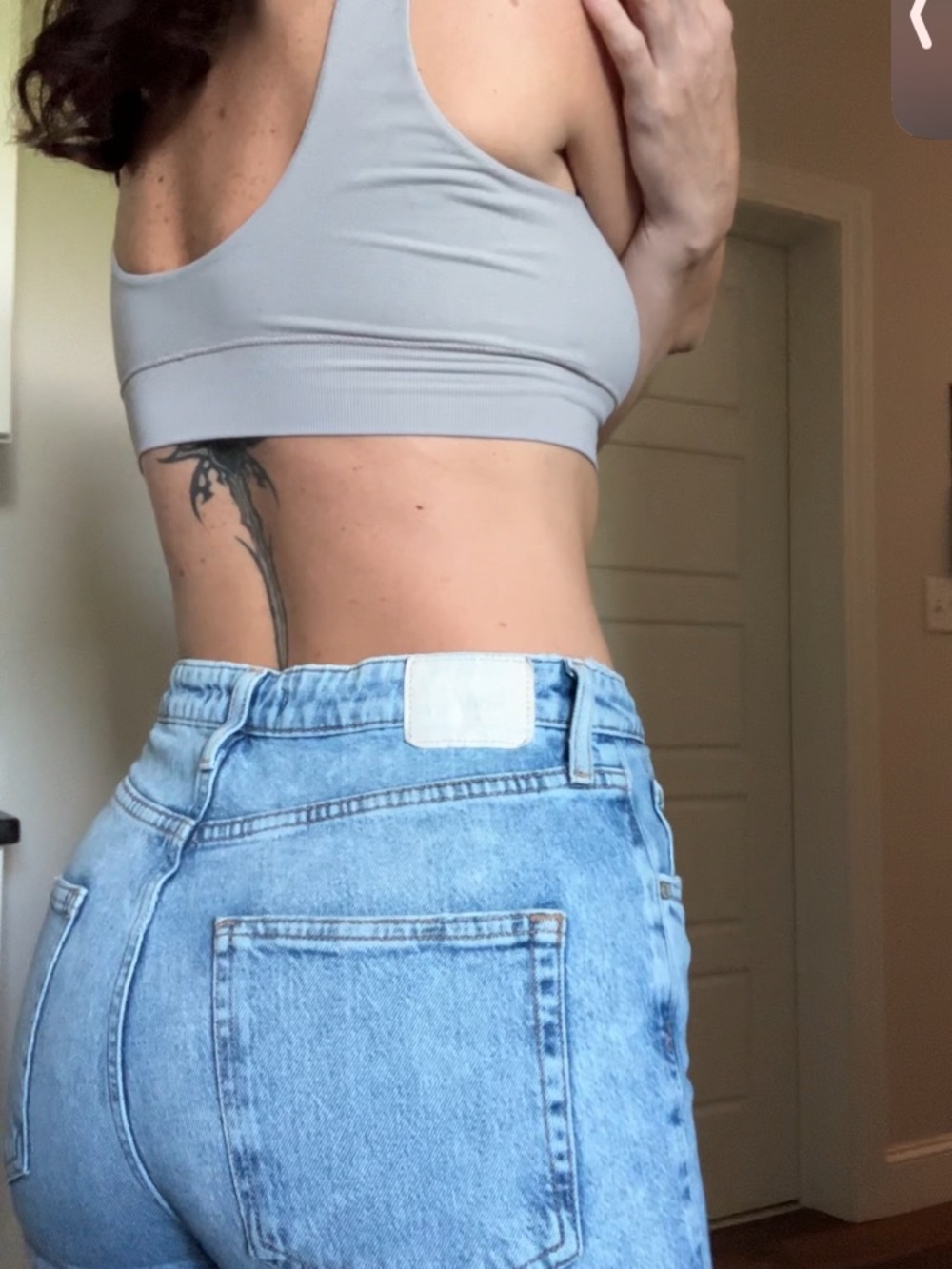 Zara Light Blue High-Waist Vintage Wash Jeans